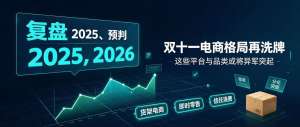 一本正经地聊聊2025年电商行业分析这件事
